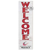 Malcolm X College Hawks 10'' x 35'' Indoor/Outdoor Welcome Sign