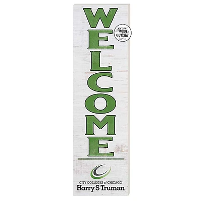 Harry S Truman College Falcons 10'' x 35'' Indoor/Outdoor Welcome Sign