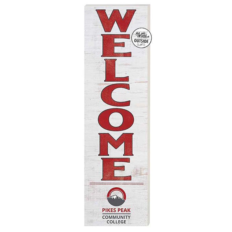 Pikes Peak State College 10'' x 35'' Indoor/Outdoor Welcome Sign