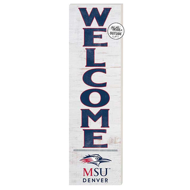 MSU Denver Roadrunners 10'' x 35'' Indoor/Outdoor Welcome Sign