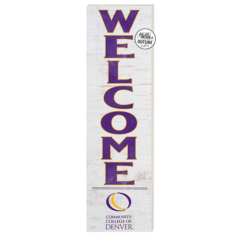 CCD CityHawks 10'' x 35'' Indoor/Outdoor Welcome Sign