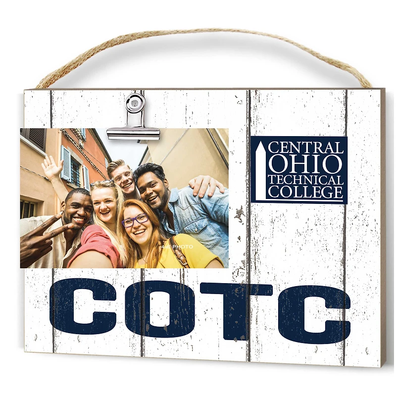 Central Ohio Technical College 8'' x 10'' Weathered Design Clip It Frame
