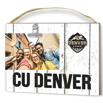 CU Denver Lynx 8'' x 10'' Weathered Design Clip It Frame