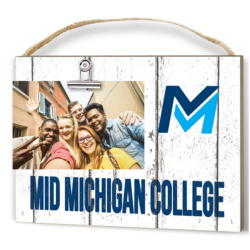 Mid Michigan College 8'' x 10'' Weathered Design Clip It Frame