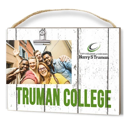 Harry S Truman College Falcons 8'' x 10'' Weathered Design Clip It Frame