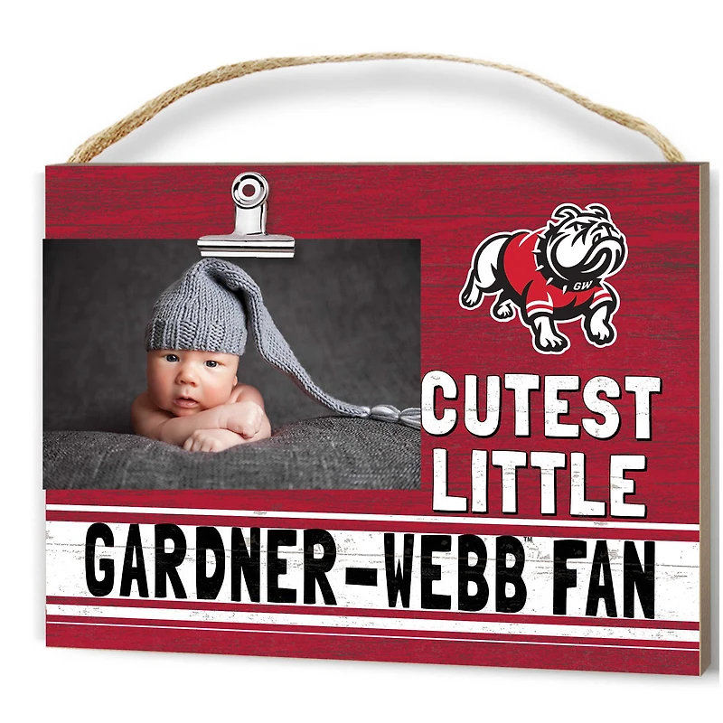 Gardner-Webb Bulldogs 8'' x 10'' Cutest Little Team Logo Clip Photo Frame