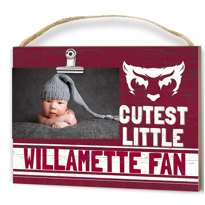 Willamette Bearcats 8'' x 10'' Cutest Little Team Logo Clip Photo Frame