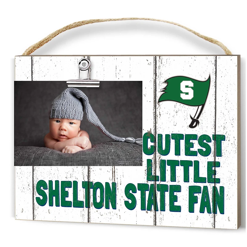 Shelton State Buccaneers 8'' x 10'' Cutest Little Weathered Logo Clip Photo Frame