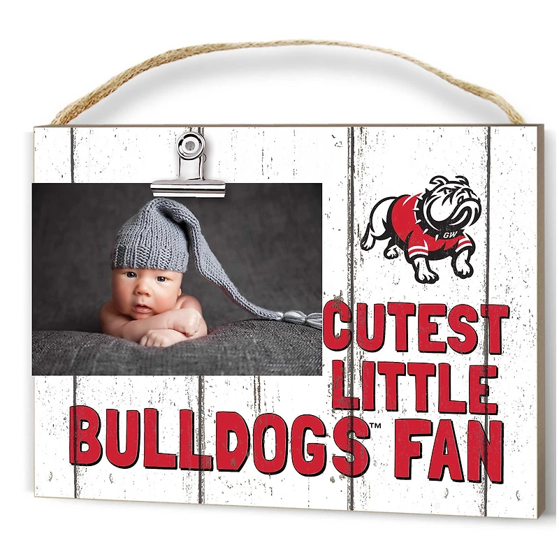 Gardner-Webb Bulldogs 8'' x 10'' Cutest Little Weathered Logo Clip Photo Frame