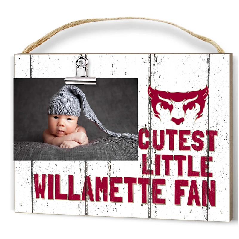 Willamette Bearcats 8'' x 10'' Cutest Little Weathered Logo Clip Photo Frame