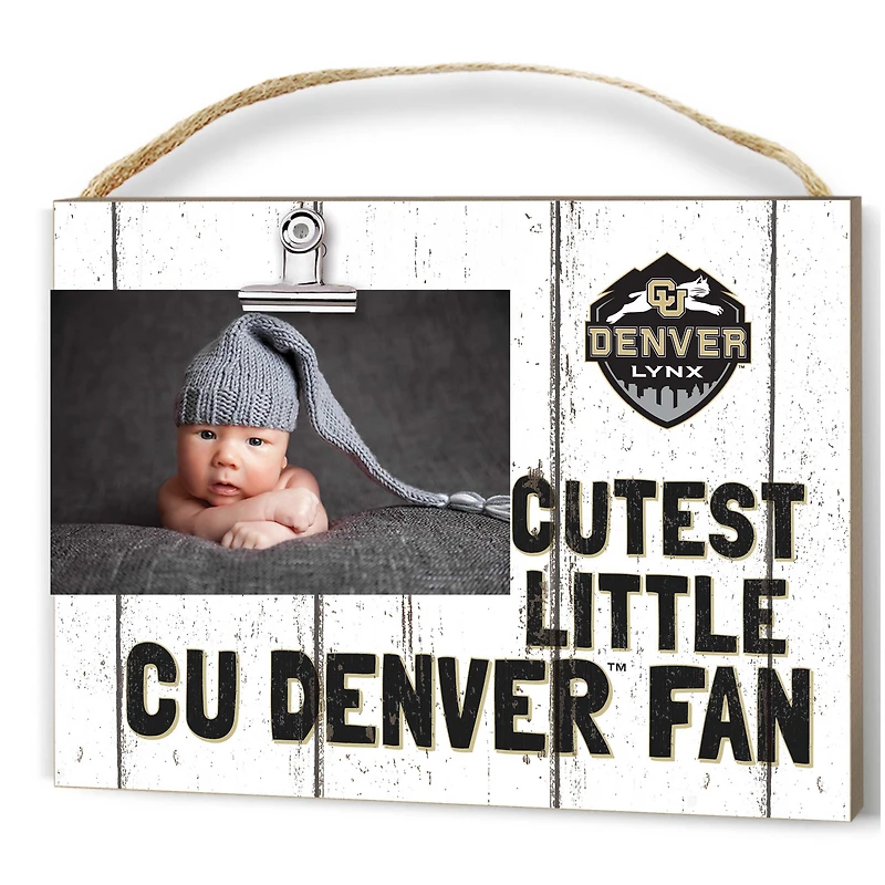 CU Denver Lynx 8'' x 10'' Cutest Little Weathered Logo Clip Photo Frame