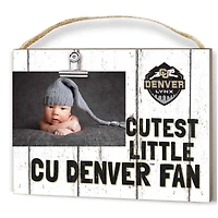 CU Denver Lynx 8'' x 10'' Cutest Little Weathered Logo Clip Photo Frame
