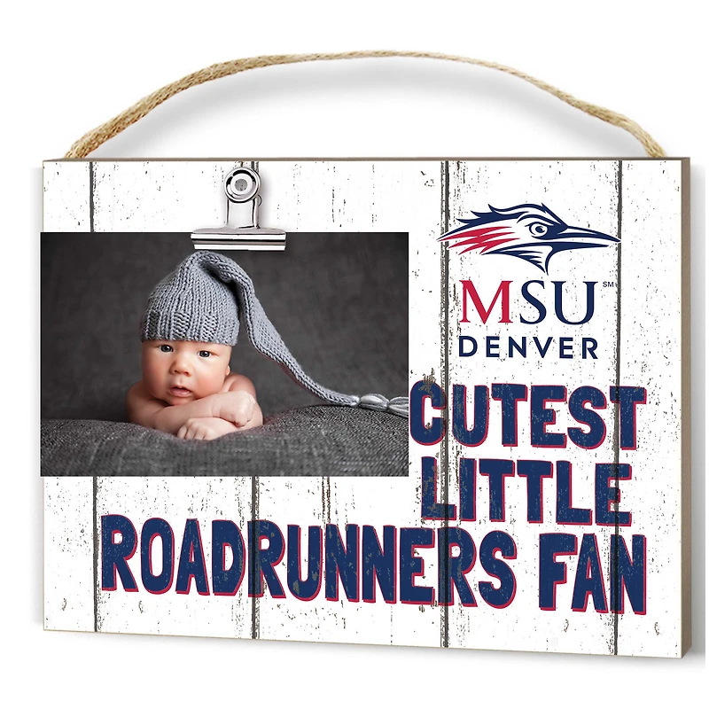 MSU Denver Roadrunners 8'' x 10'' Cutest Little Weathered Logo Clip Photo Frame