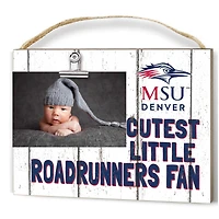 MSU Denver Roadrunners 8'' x 10'' Cutest Little Weathered Logo Clip Photo Frame