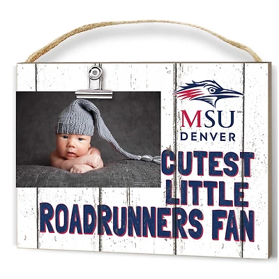 MSU Denver Roadrunners 8'' x 10'' Cutest Little Weathered Logo Clip Photo Frame