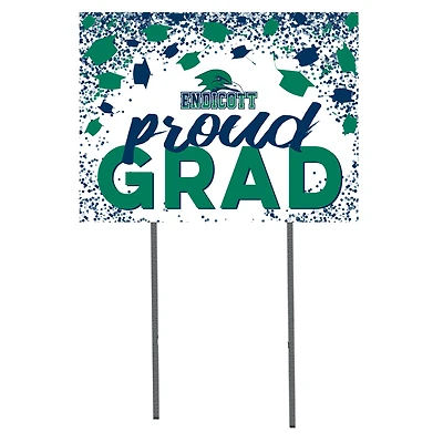 Endicott College 18'' x 24'' Grad Yard Sign
