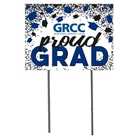 Grand Rapids Raiders 18'' x 24'' Grad Yard Sign