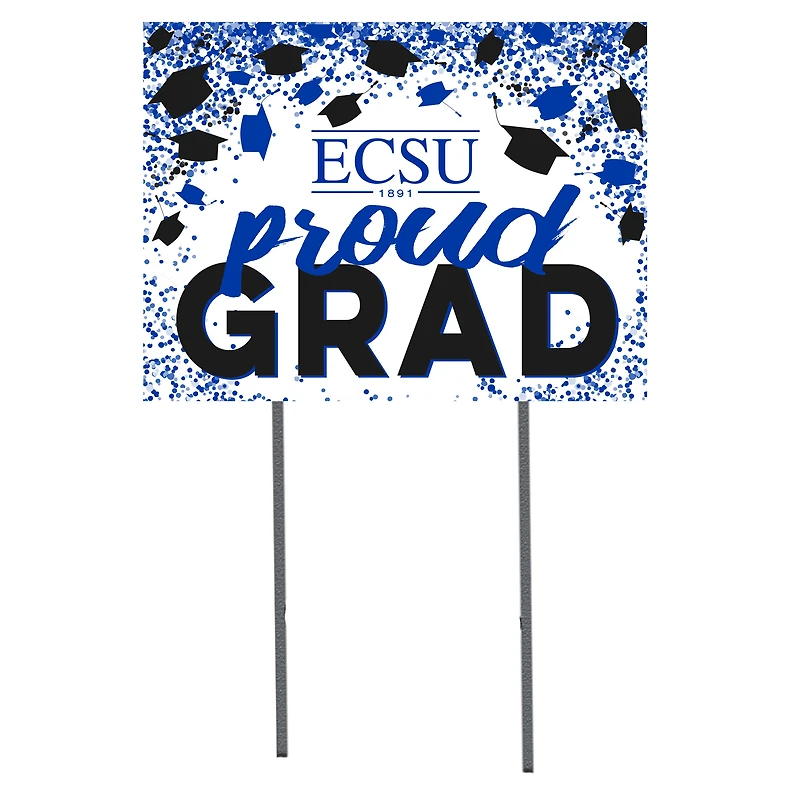 ECSU Vikings 18'' x 24'' Grad Yard Sign