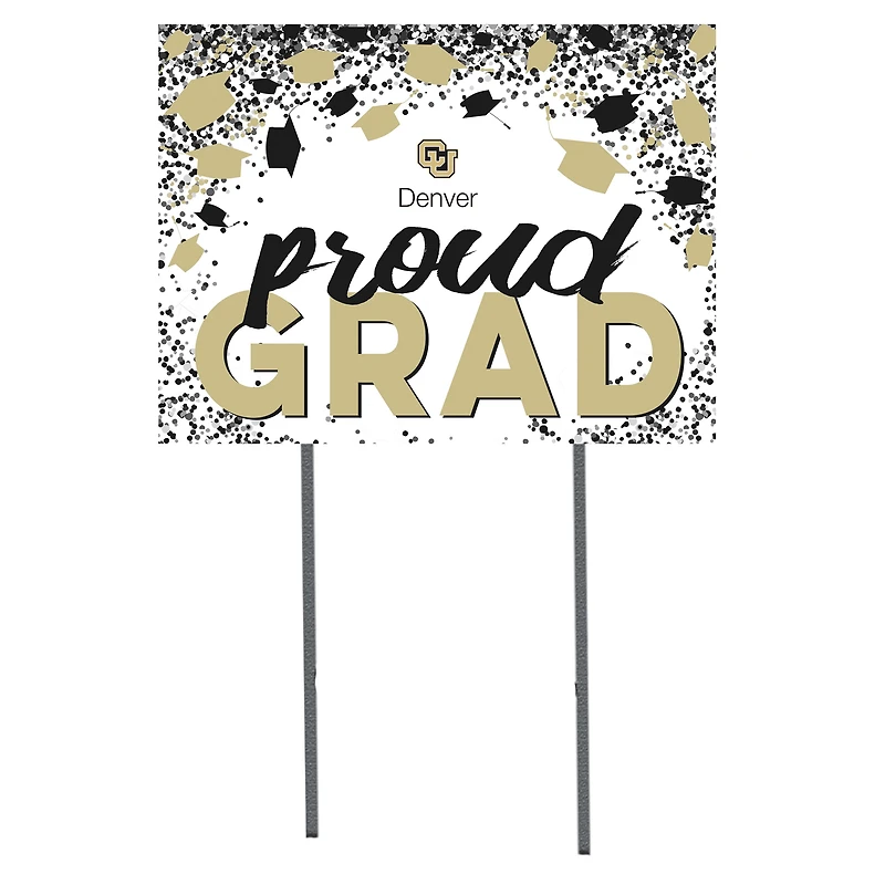 CU Denver Lynx 18'' x 24'' Grad Yard Sign