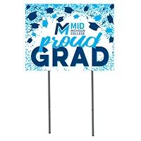 Mid Michigan College 18'' x 24'' Grad Yard Sign