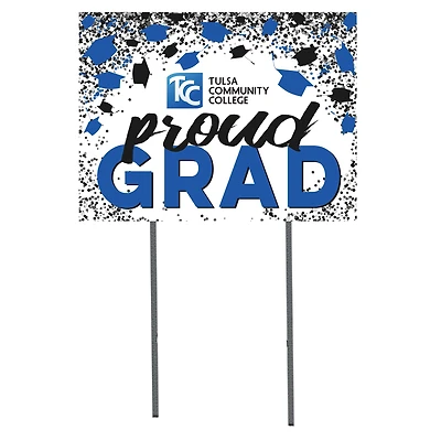 Tulsa Community College 18'' x 24'' Grad Yard Sign