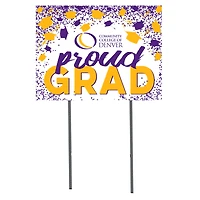 CCD CityHawks 18'' x 24'' Grad Yard Sign