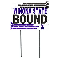 Winona State Warriors 18'' x 24'' Bound Yard Sign