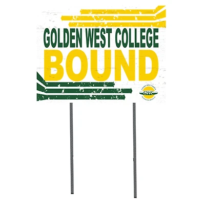 Golden West College 18'' x 24'' Bound Yard Sign