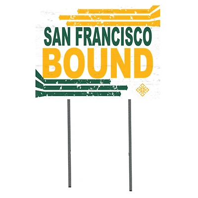 San Francisco Dons 18'' x 24'' Bound Yard Sign