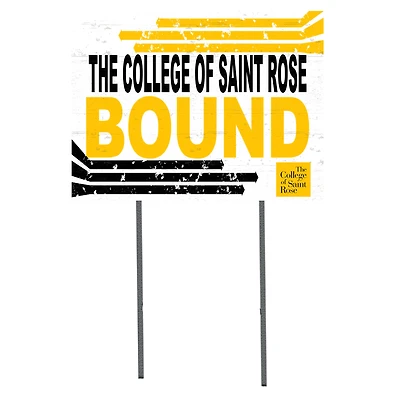 Saint Rose Golden Knights 18'' x 24'' Bound Yard Sign