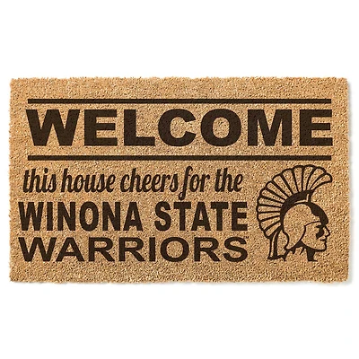 Winona State Warriors 18" x 30" Welcome Doormat