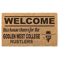 Golden West College 18" x 30" Welcome Doormat