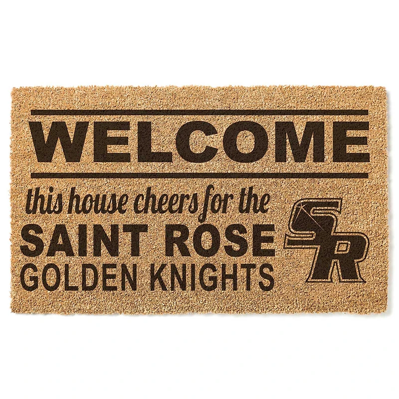 Saint Rose Golden Knights 18" x 30" Welcome Doormat