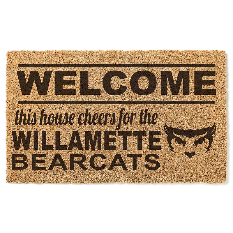 Willamette Bearcats 18" x 30" Welcome Doormat