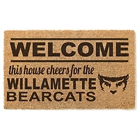 Willamette Bearcats 18" x 30" Welcome Doormat