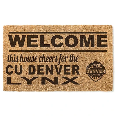 CU Denver Lynx 18" x 30" Welcome Doormat