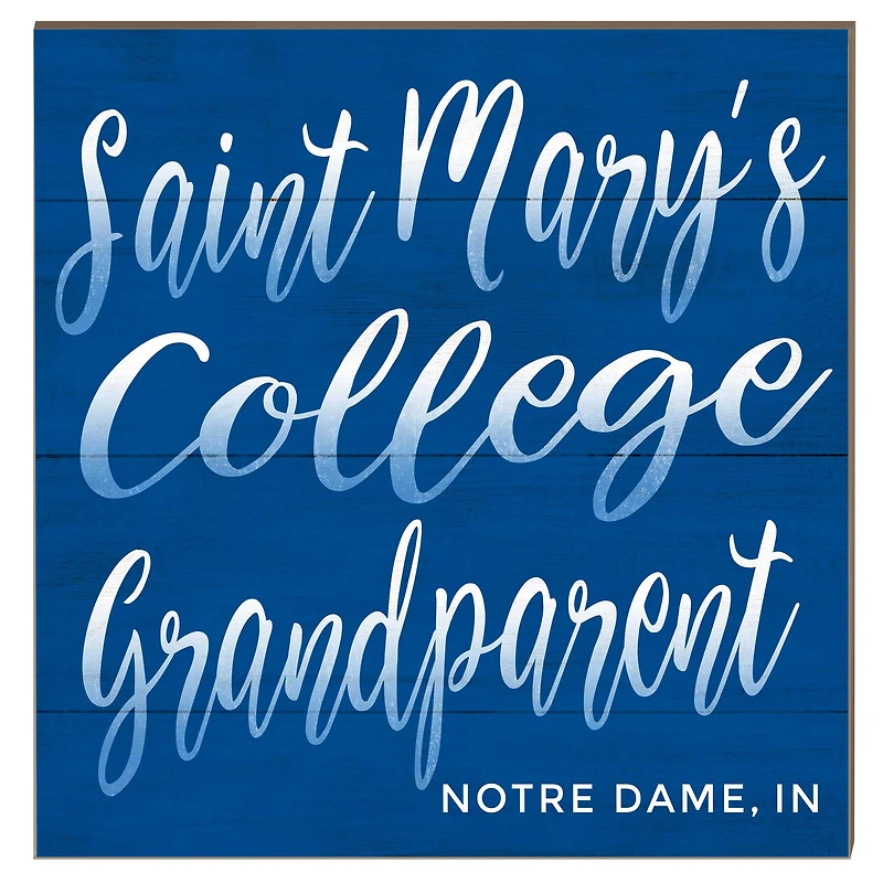 Saint Mary's Belles 10" x 10" Grandparent Plaque