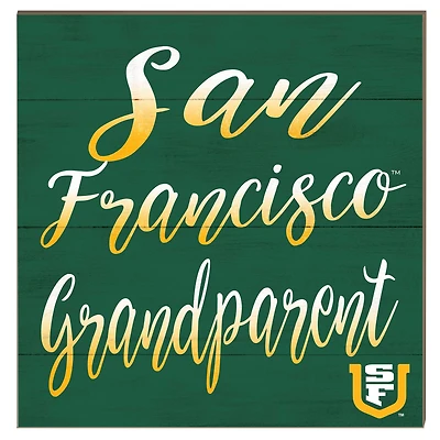 San Francisco Dons 10" x 10" Grandparent Plaque