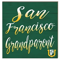 San Francisco Dons 10" x 10" Grandparent Plaque
