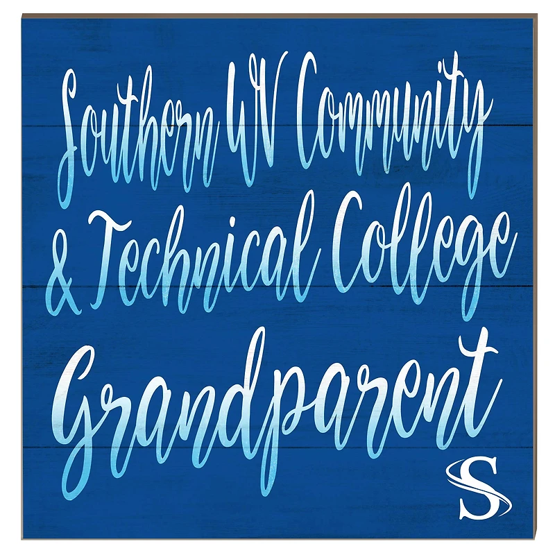 Southern West Virginia Community and Technical College 10" x 10" Grandparent Plaque