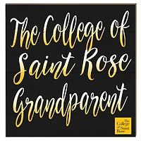 Saint Rose Golden Knights 10" x 10" Grandparent Plaque