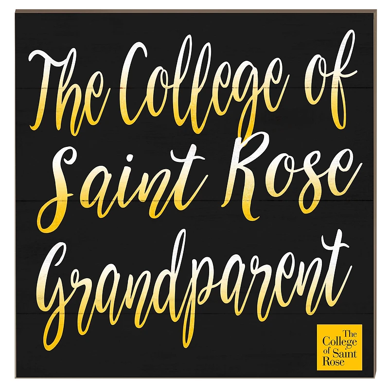 Saint Rose Golden Knights 10" x 10" Grandparent Plaque