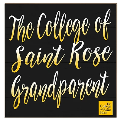 Saint Rose Golden Knights 10" x 10" Grandparent Plaque