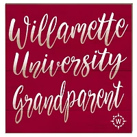 Willamette Bearcats 10" x 10" Grandparent Plaque