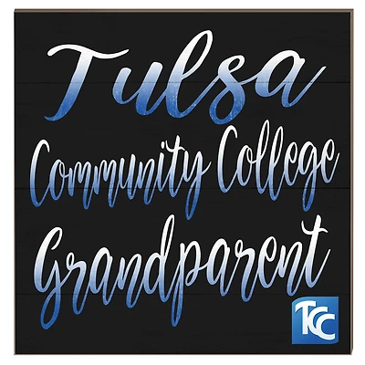 Tulsa Community College 10" x 10" Grandparent Plaque