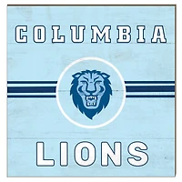 Columbia University 10" x 10" Retro Team Sign