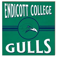 Endicott College 10" x 10" Retro Team Sign