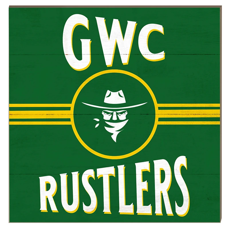 Golden West College 10" x 10" Retro Team Sign