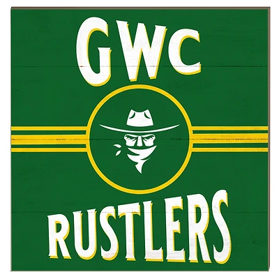 Golden West College 10" x 10" Retro Team Sign