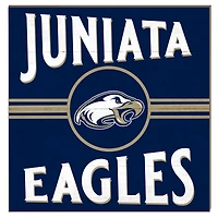 Juniata Eagles 10" x 10" Retro Team Sign